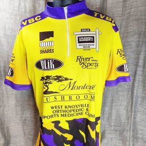 Large cycling shirt 30" collar to hem 16" shoulder